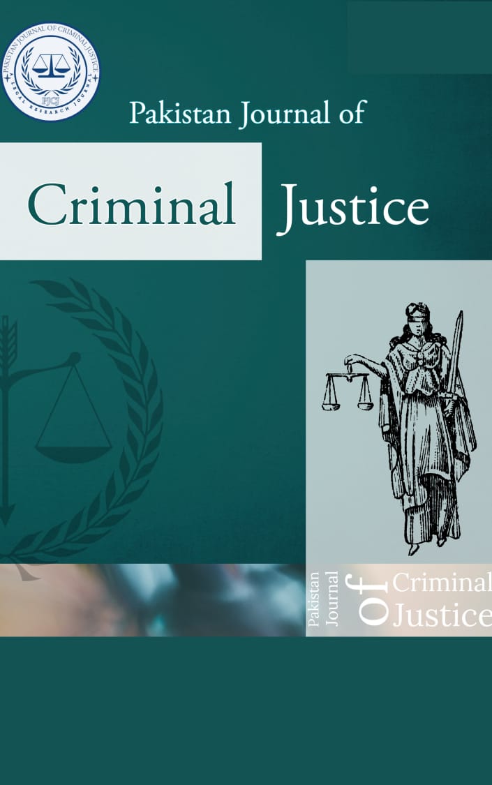 					View Vol. 4 No. 2 (2024): Pakistan Journal of Criminal Justice
				